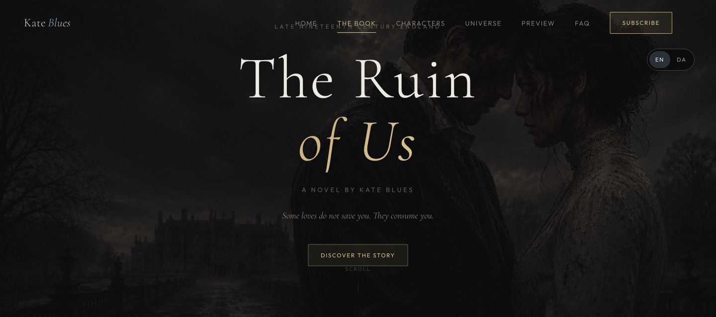 The Ruin of Us website portal